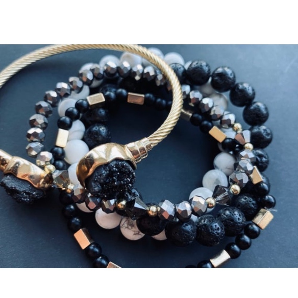 5 piece Stack Bracelet Set